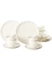 Seltmann Weiden 18er Set Kaffeeservice Savona Grey Line in creme