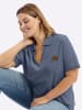 sheego Poloshirt in rauchblau