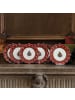 Villeroy & Boch Frühstücksteller rot Set 6 tlg. Toy's Delight in rot|weiß