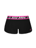 BIDI BADU Tiida Tech 2 In 1 Shorts - neon green/pink in schwarz/pink