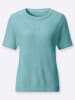 WITT WEIDEN Kurzarm-Pullover in aquamarin