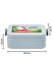 Mr. & Mrs. Panda MEPAL Bentobox Einhorn Ballerina Design mit Spruch in Blau Pastell