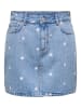 ONLY Jeansrock in Light Blue Denim