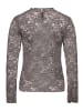 CARTOON Langarm-Shirt mit Kragen in Charcoal Gray
