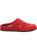 Tofee Pantoffel in rot