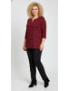 Shape Of You Blouse in Bordeaux