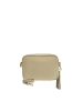 Baldinini Trend Beige Rindsleder Leder Damen Umhänge- Tasche