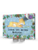 Mr. & Mrs. Panda Adventskalender Fuchs Lesen mit Spruch in Eisblau