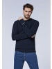 Polo Sylt Strickpullover mit Zopfmuster in Blau