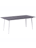 Beliani Esstisch TOLENTINO in Weiß/Grau - (W) 90 x (H) 75 x (L) 180 cm
