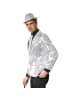 tectake Herren-Jackett mit glitzernden Pailletten, silber