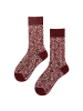 Hudson Socken Earthy Graphic gemustert in Plum red