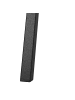 Beliani Esszimmertisch BRAVO in Braun/Schwarz - (W) 70 x (H) 75 x (L) 70 cm