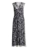 CARTOON Midikleid ohne Arm in Weiß/Schwarz
