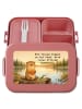 Mr. & Mrs. Panda Frischhaltedose Otter See Pommes Design mit Spruch in Rot Pastell