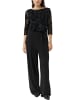comma Jumpsuit in schwarz