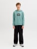 JACK & JONES Junior Kapuzenpullover in Mineral Blue