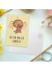Mr. & Mrs. Panda Postkarte Spinne Agathe Teddy mit Spruch in Gelb Pastell