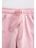 Coccodrillo Velours-Jogginghose in gedämpftes Rosa