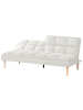 Beliani 3-Sitzer Sofa SILJAN in Weiß - (W) 177 x (H) 80 x (L) 80 cm