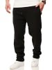 DAILY COTTON Jogginghose - im Straight-Fit als Lange Sweatpants Trainingshose in Schwarz