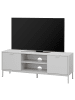 home24 home24 TV-Lowboard aus Holzwerkstoff in Hellgrau (40 x 140 x 54 cm) in Hellgrau