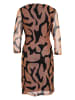 Zero  Meshkleid mit Wasserfallausschnitt in BlackCamel