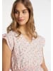 myMo Damen Kleid Mit Karo-Print in Rosa