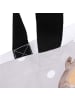 Mr. & Mrs. Panda Schultertasche Otter Umarmen mit Spruch in Grau Pastell