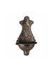 relaxdays Wandbrunnen in Bronzefarben - (B)37 x (H)66 x (T)19,5 cm