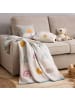 howa Babydecke "be happy", beige, Baumwolle, Strick, 80x100cm ab 0 Jahren