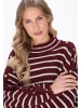 DreiMaster Women Sweater in wine red offwhite