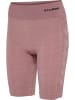 Hummel Hummel Cycling Shorts Hmlclea Yoga Damen Dehnbarem Atmungsaktiv Schnelltrocknend Nahtlosen in WOODROSE/ROSE TAUPE MELANGE