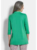 GOLDNER Elegantes Blusenshirt mit Biesen in grün
