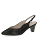 Caprice High Heels in black metallic