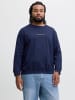 JACK & JONES PLUS Sweatshirt in Ocean Cavern