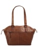 SPIKES & SPARROW Handtasche echt Leder in cognac