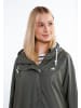 Schmuddelwedda Damen Oversized Regenmantel in Oliv