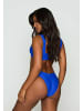 Moda Minx Bikinihose SIMPLE SWIM FIXED BRAZILIAN BIKINI BOTTOM in Azure Blue