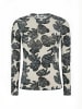 Soft Rebels T-Shirt SRRoman in 374 Flower Frill Arctic Wolf