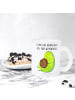 Mr. & Mrs. Panda Teetasse Avocado Pfeifen mit Spruch in Transparent