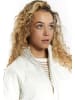 myMo Damen Leicht Wattierte Jacke in Wollweiss