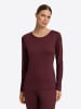 Hanro Longsleeve Grand Central in vivid brown