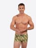 HOM Badeshorts Swim Shorts Taormina in green print