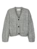 Vero Moda Strickjacke in Medium Grey Melange