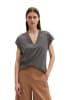 Marc O'Polo V-Neck-T-Shirt relaxed in Oxide Grey