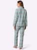 WITT WEIDEN Pyjama in kalkmint-altrosa-kariert
