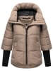 Navahoo Steppjacke Lotusherz XIV in Taupe Grey