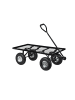 relaxdays Handwagen in Schwarz - (B)51 x (H)34,5 x (T)96 cm