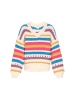 IZIA Women Sweater in offwhite multicolor